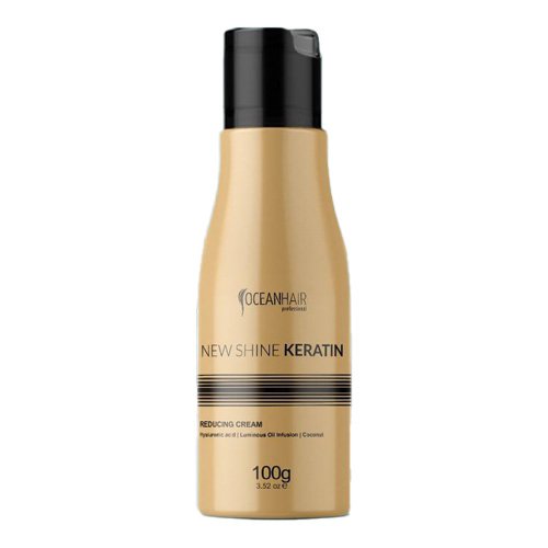 Kit Alisado Ocean Hair New Shine Keratin Ácido Hialurónico 2x100ml